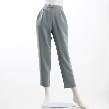 バックゴムタックテーパードパンツ