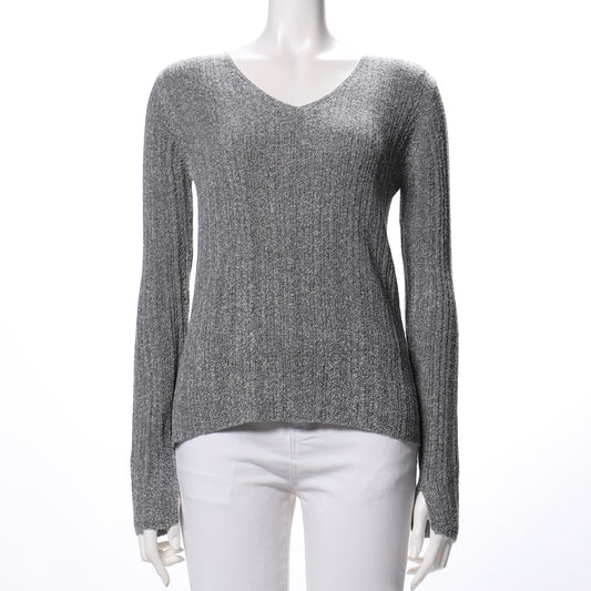 MIX混スリット袖リブニット