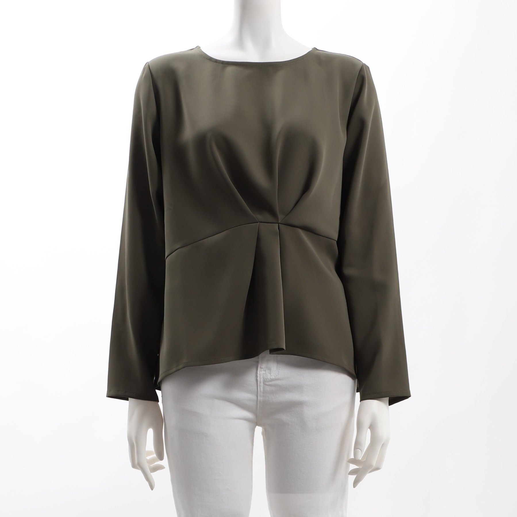 前タックデザインブラウス