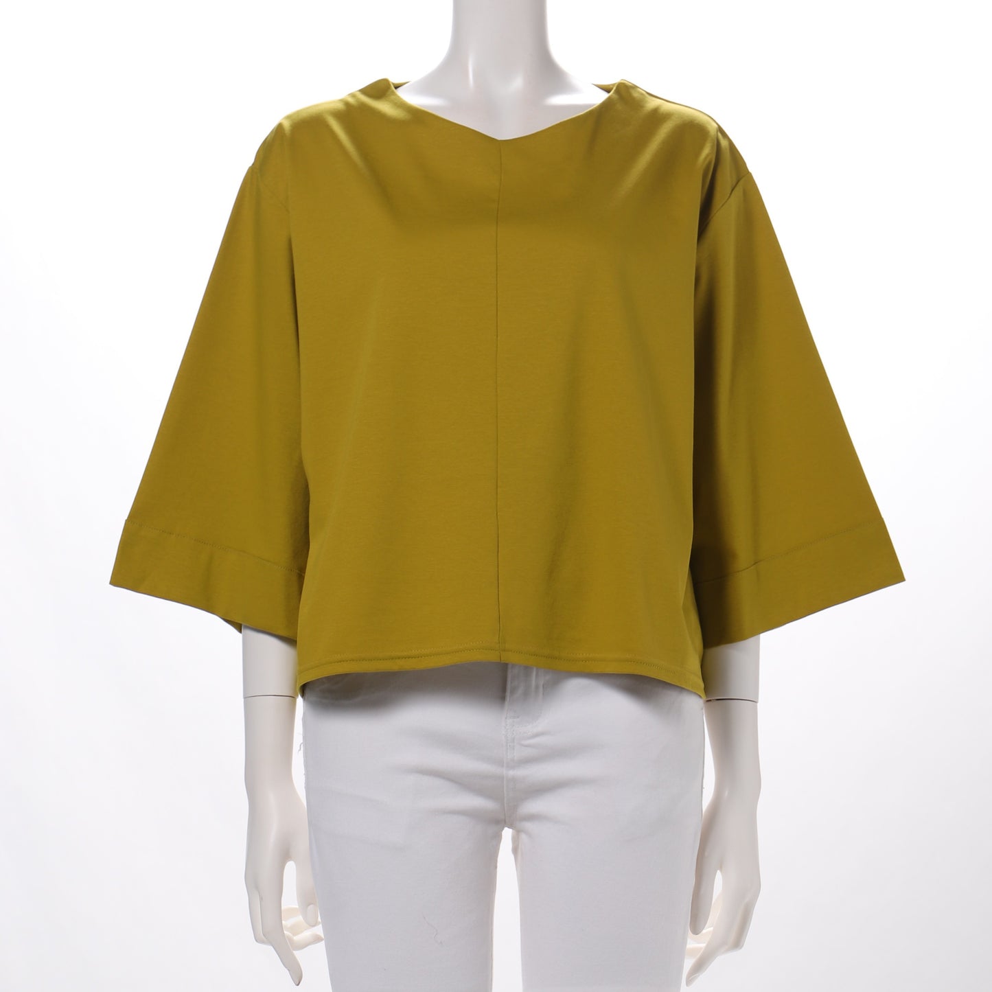 広めのお袖口Vネックカットソー