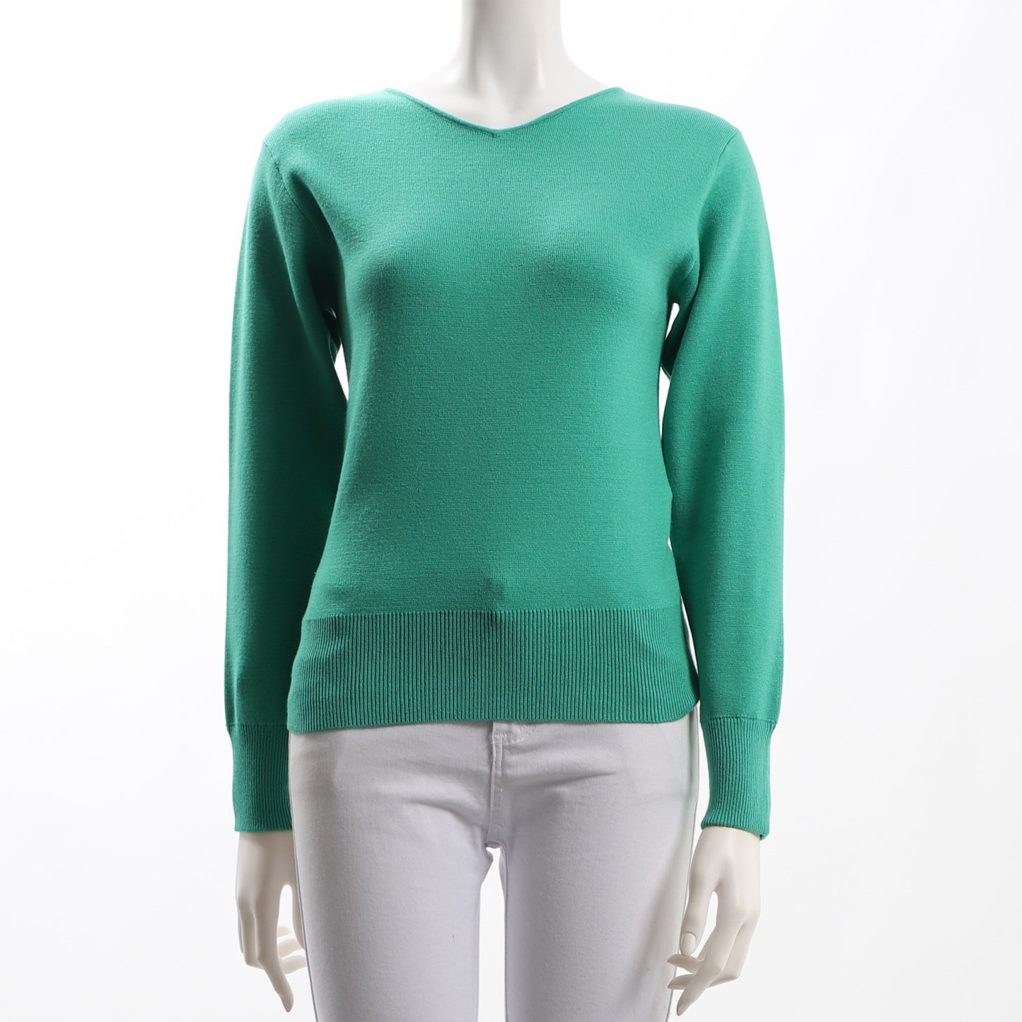 ハイゲージVネックニット