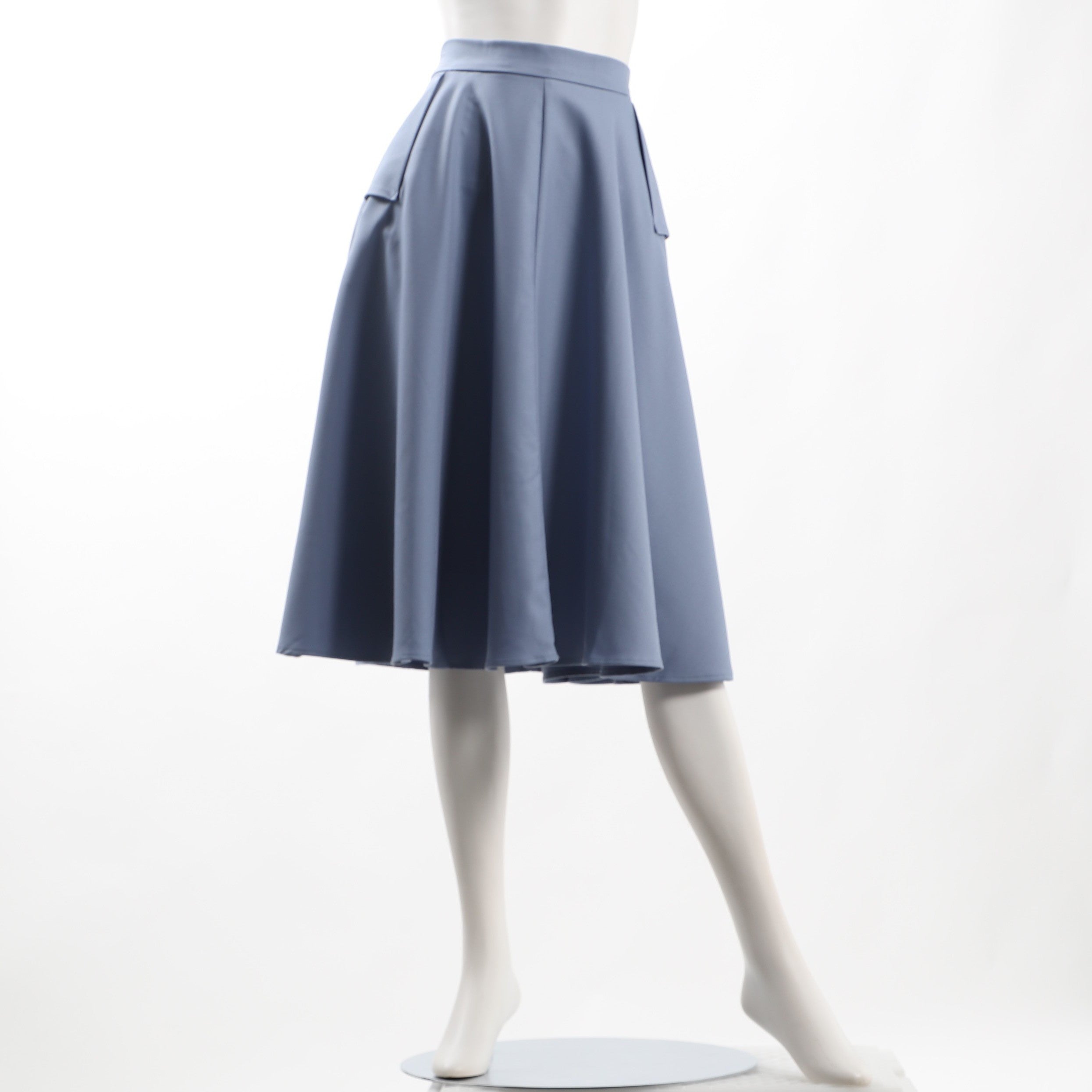 サイドフラップデザインフレアスカート