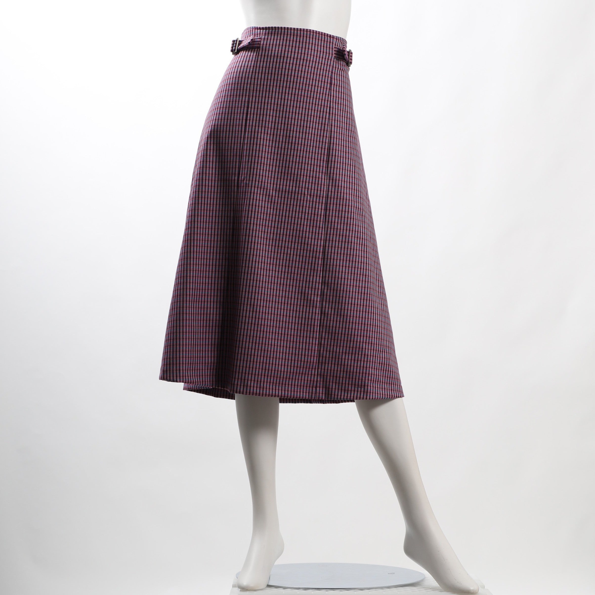 カラーチェックスカート