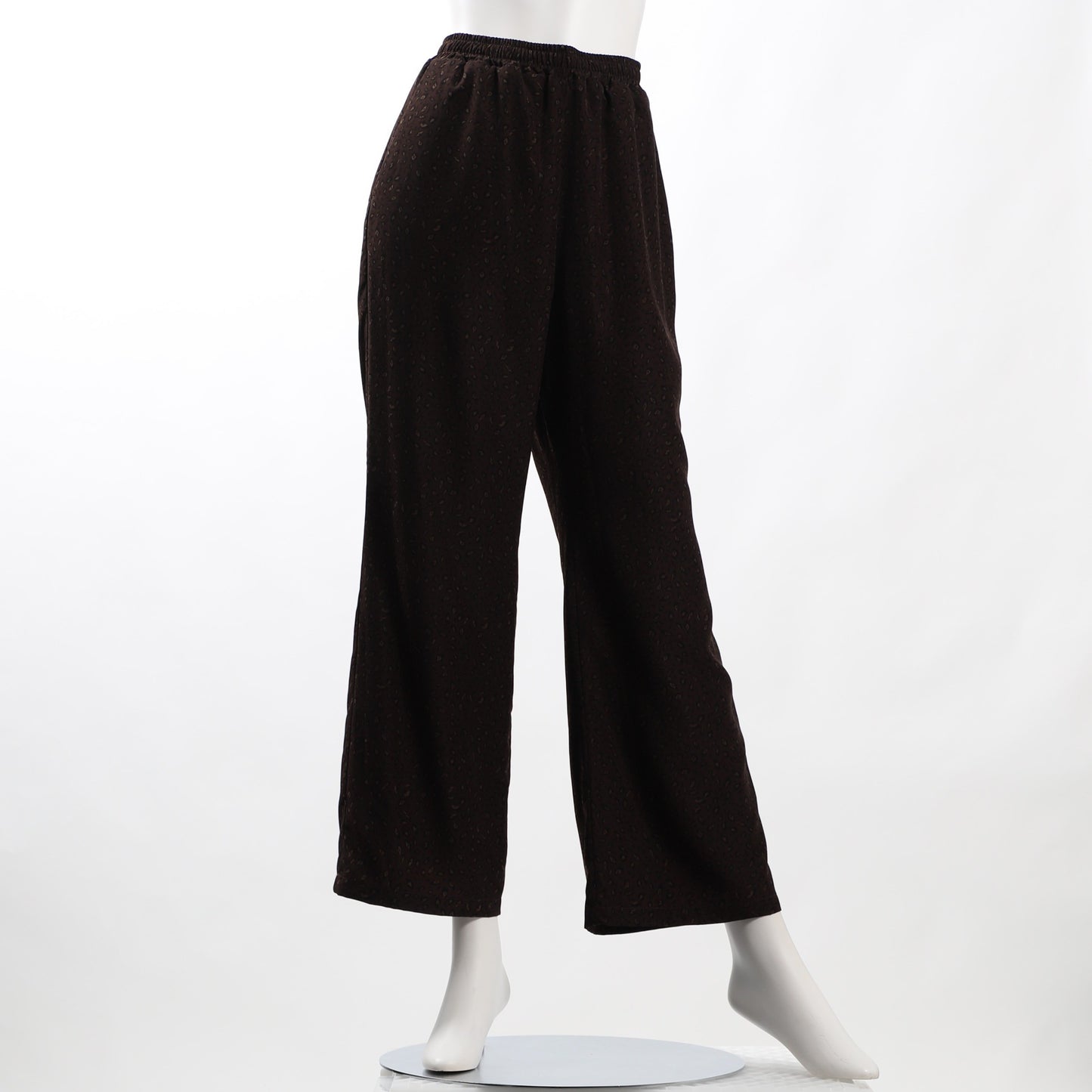 レオパード柄ウエストゴムパンツ