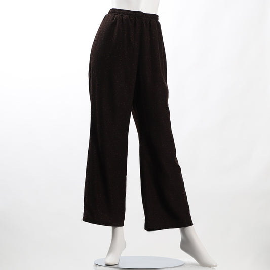 レオパード柄ウエストゴムパンツ