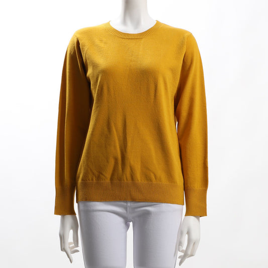 ベーシッククルーネックニット