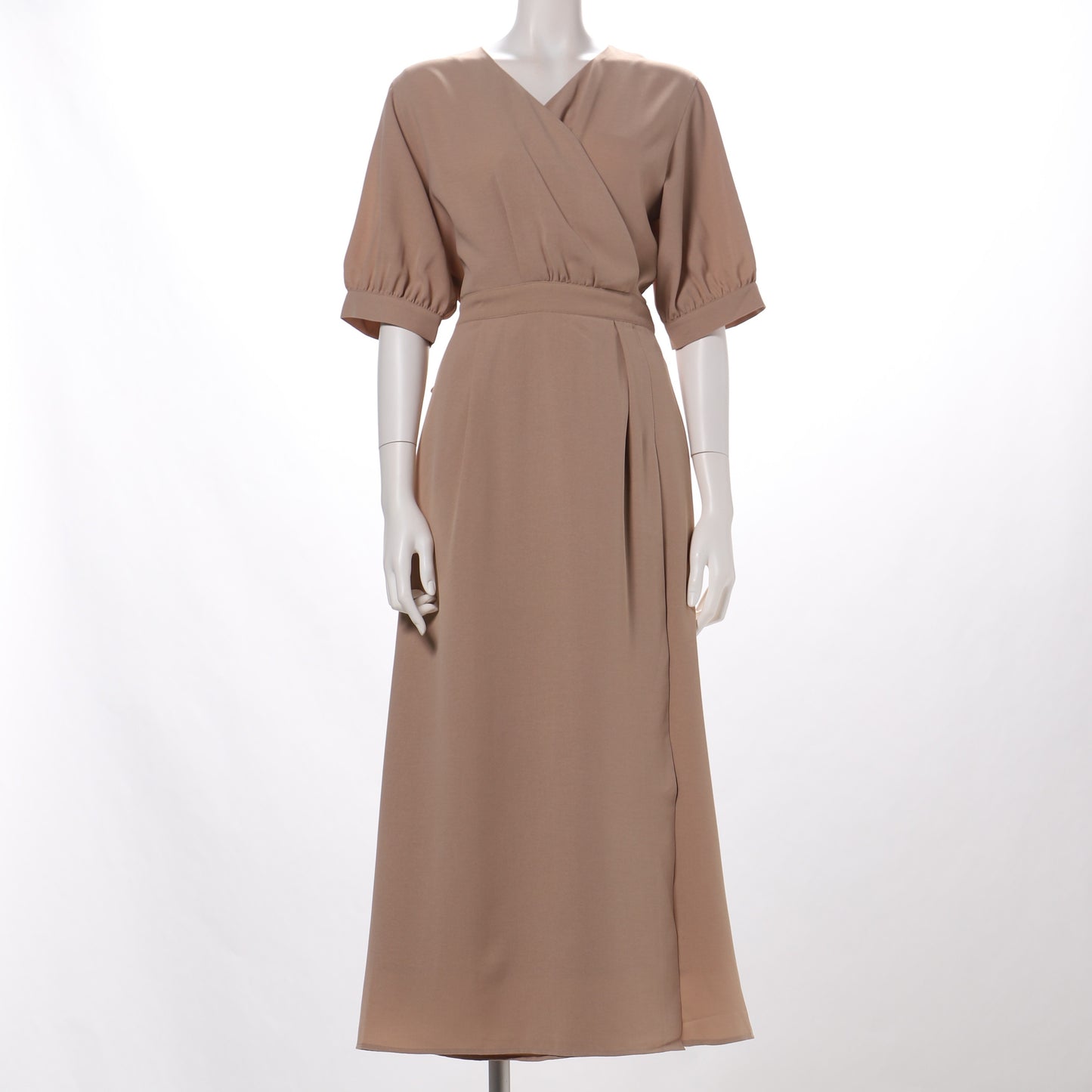 ラップ風デザインワンピース