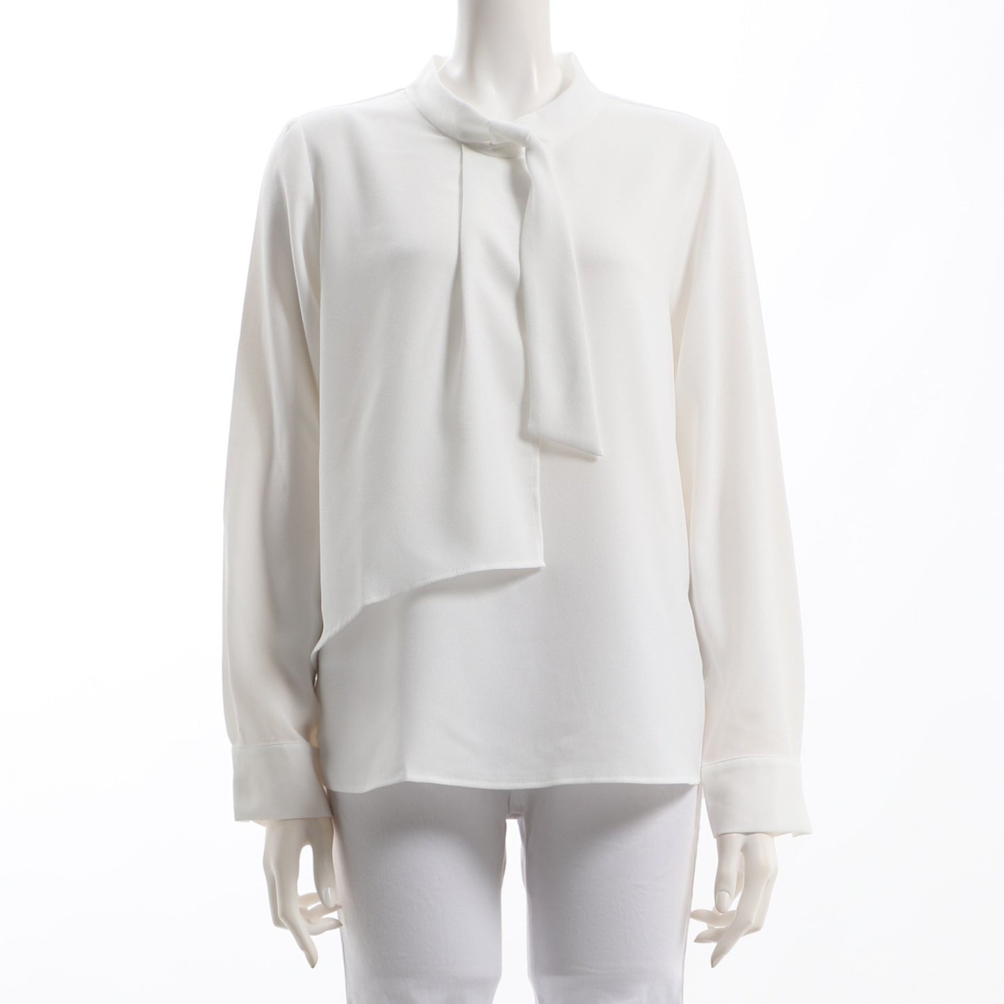 フロントデザインボウタイブラウス