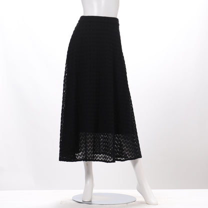 総レースフレアスカート