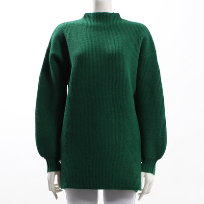 ドロップショルダーオフネックニット