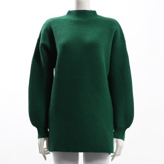 ドロップショルダーオフネックニット