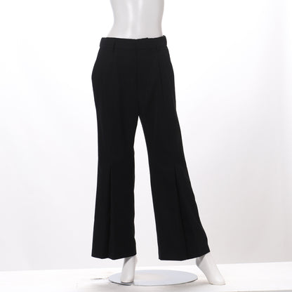 裾デザインフレアパンツ