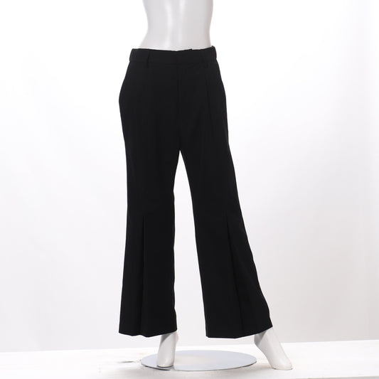 裾デザインフレアパンツ