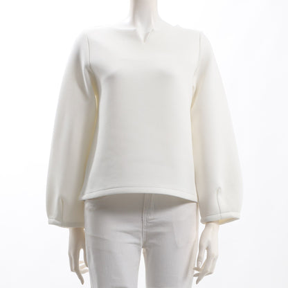 オープンフロントネックカットソー