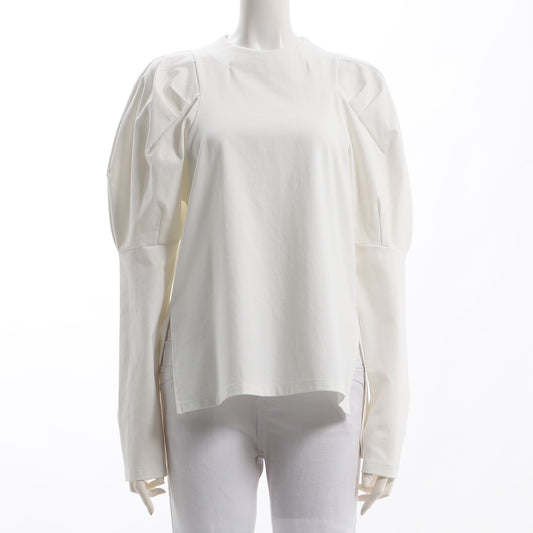 パフスリーブクルーネックカットソー