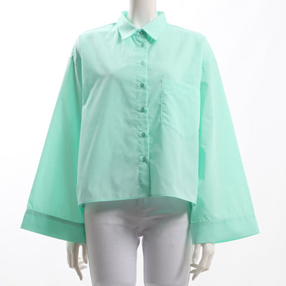 ゆったり前開きデザインブラウス