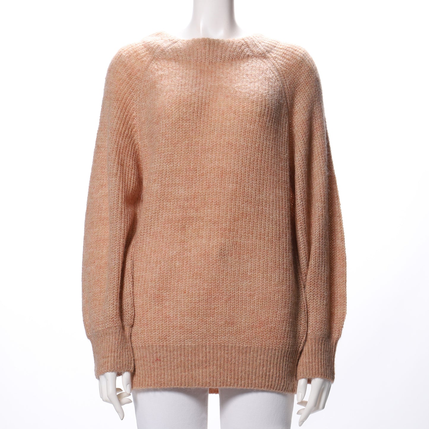 ラフ感あるラグランスリーブニット