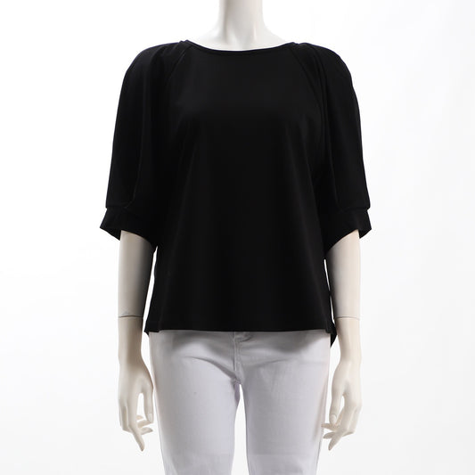 バックスタイルカッティングラグランスリーブカットソー