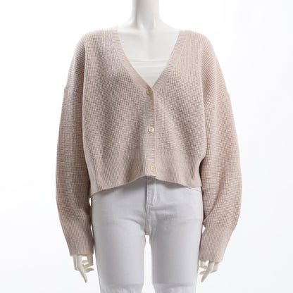 スパンコール付きニットカーディガン