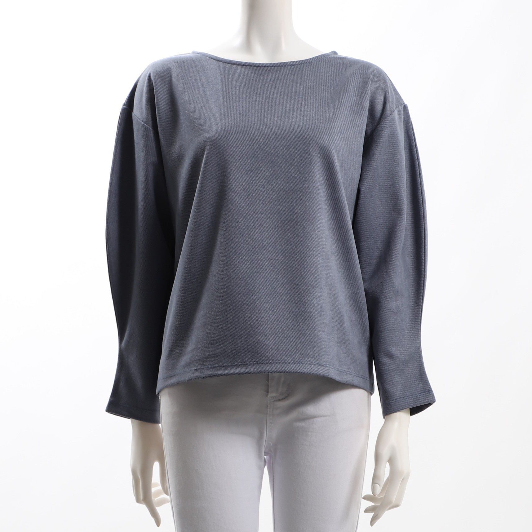 ふんわり袖ボートネックカットソー