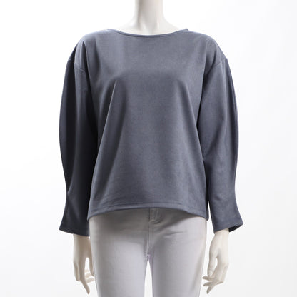 ふんわり袖ボートネックカットソー