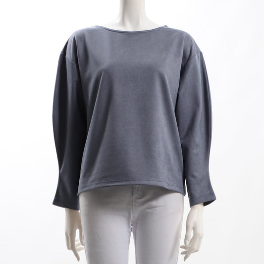 ふんわり袖ボートネックカットソー