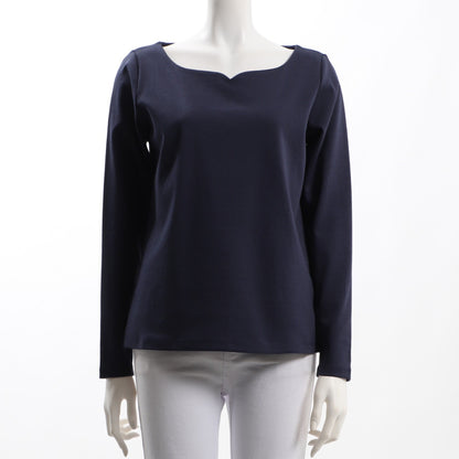 ハートカットネックカットソー