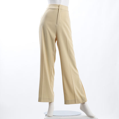 裾デザインフレアパンツ