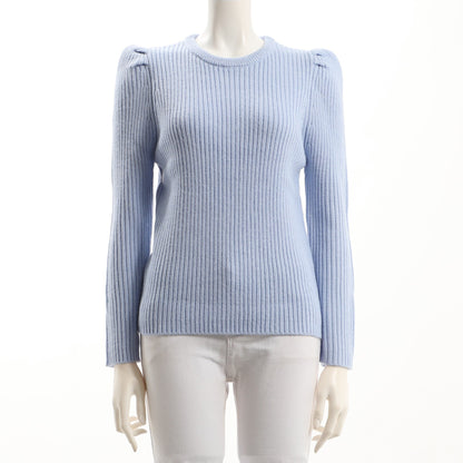 パフスリーブリブニット