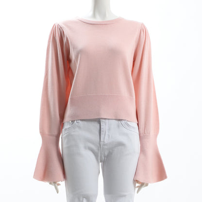 キャンディースリーブクルーネックニット