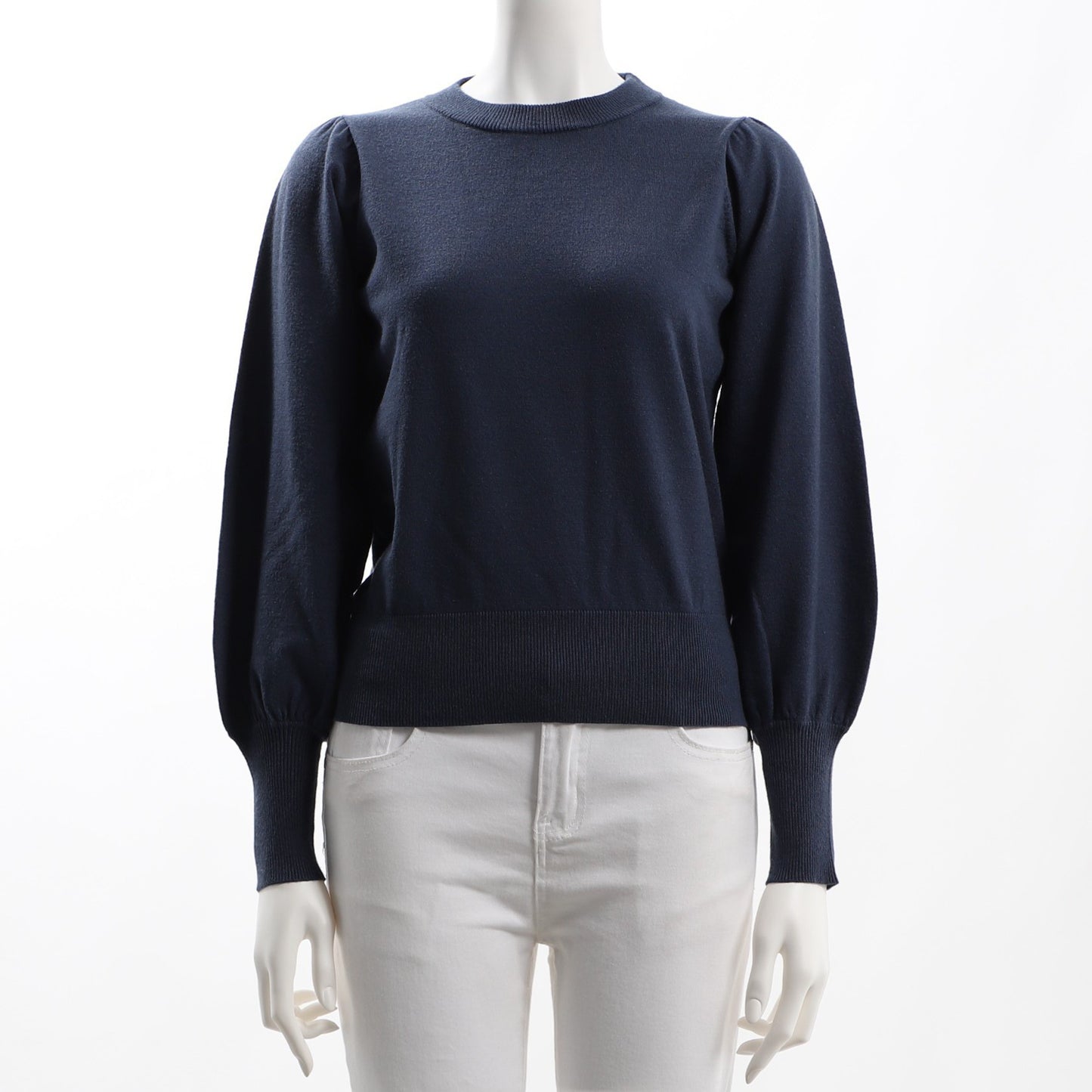 パフスリーブニット