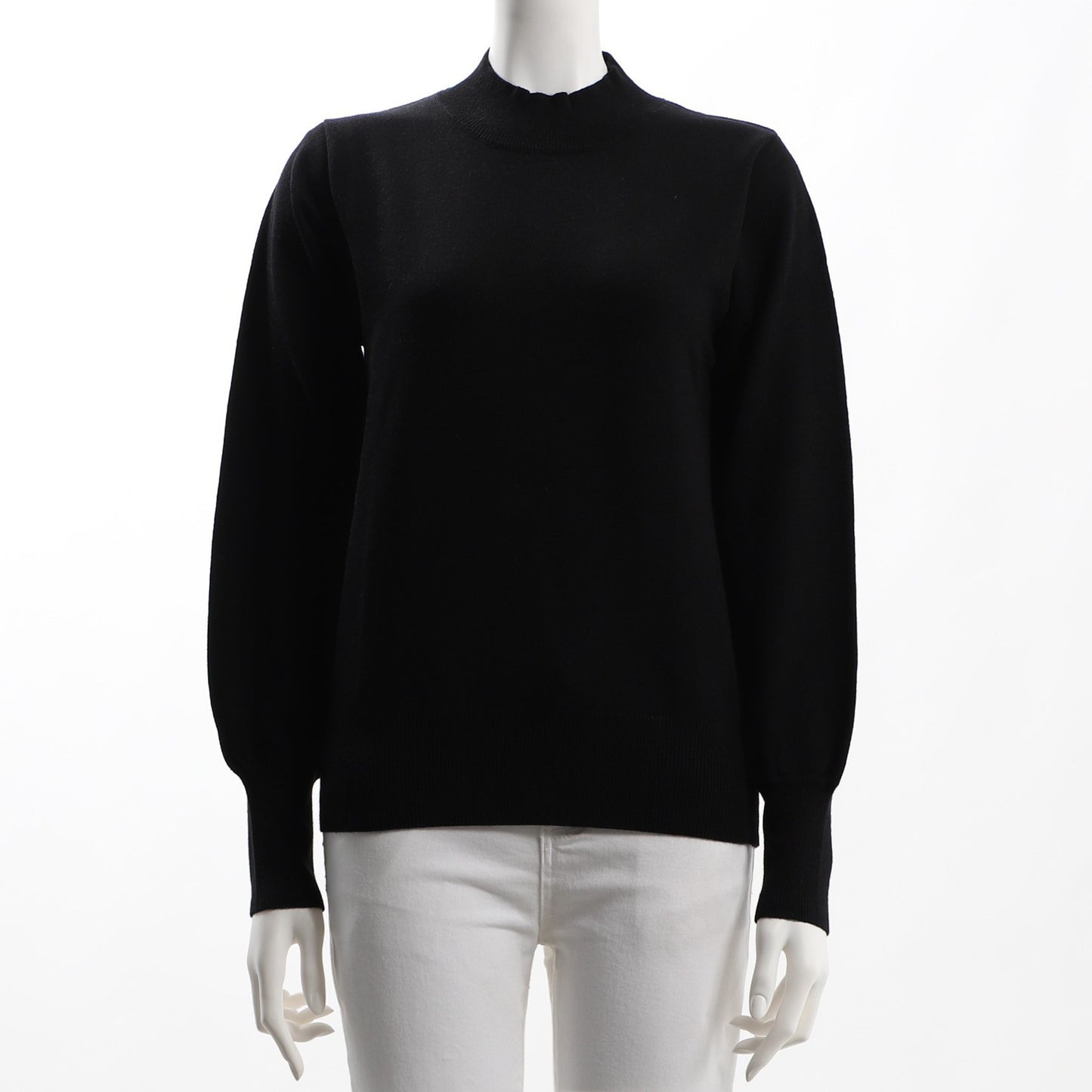 ふんわりお袖ハイネックニット