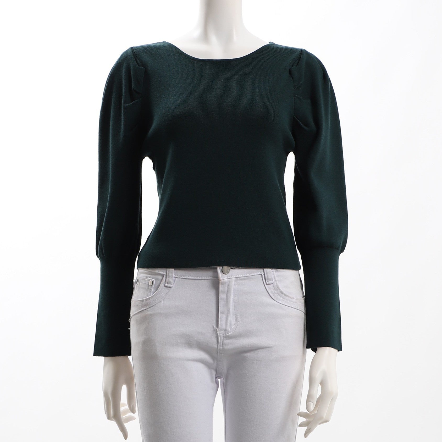 お袖ふんわりニット