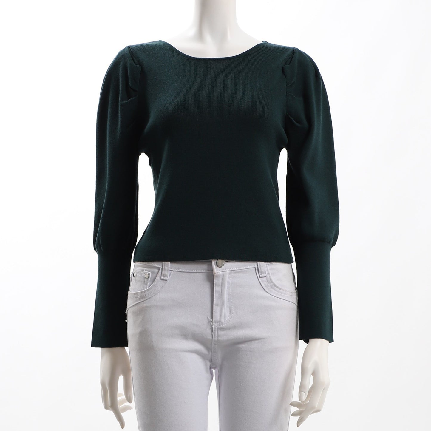 お袖ふんわりニット