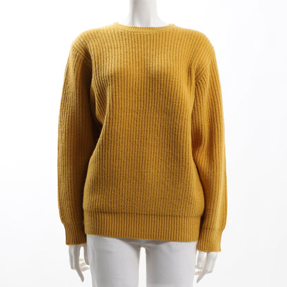 クルーネックミドルゲージニット