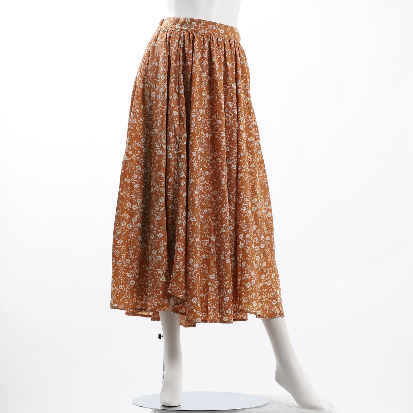 小花柄スカート