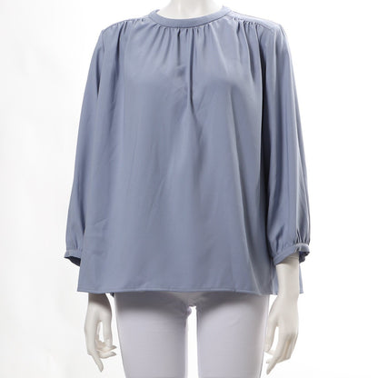 ギャザードネックブラウス