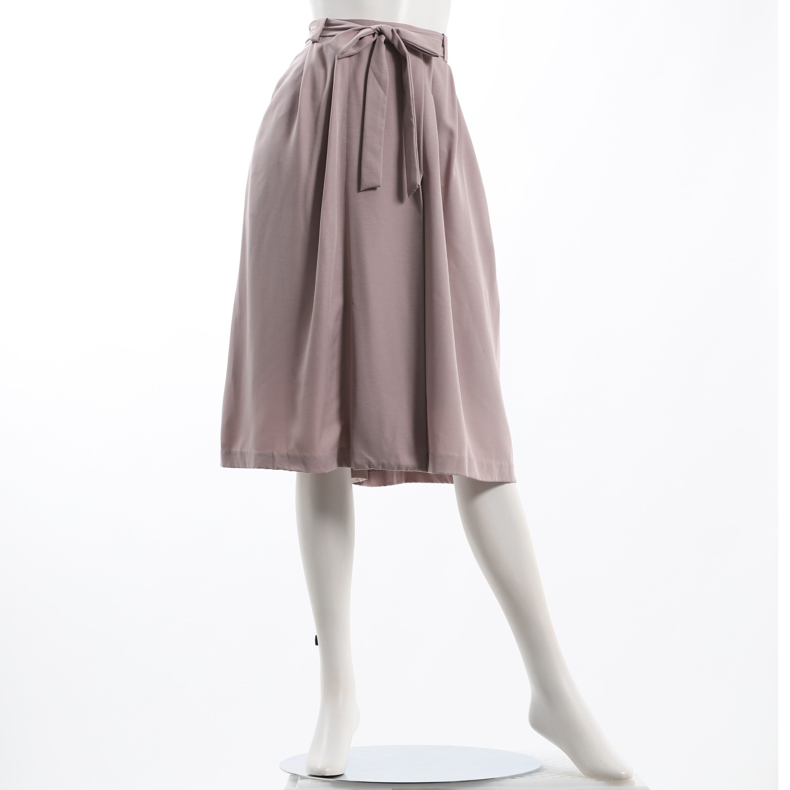 リボンベルトタック入りスカート