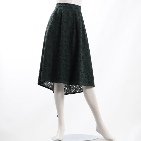 総レースフレアスカート