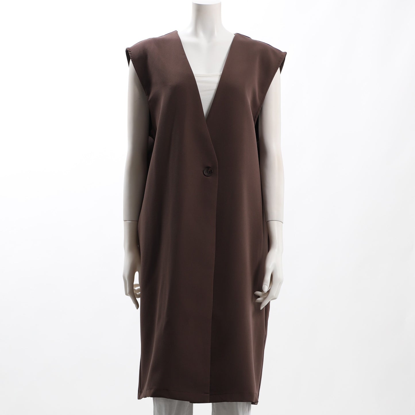 すっきりネックラインジレ