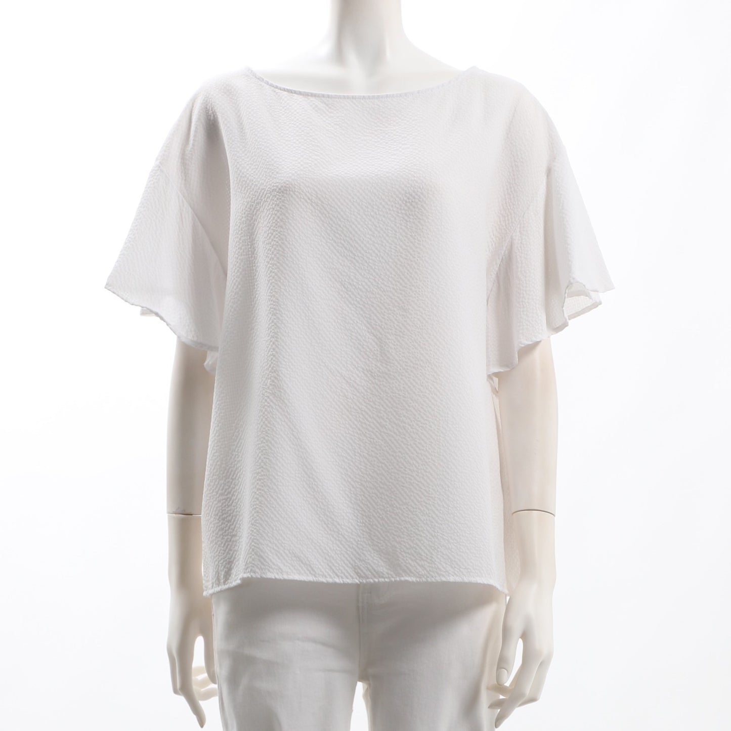 袖フレアブラウス