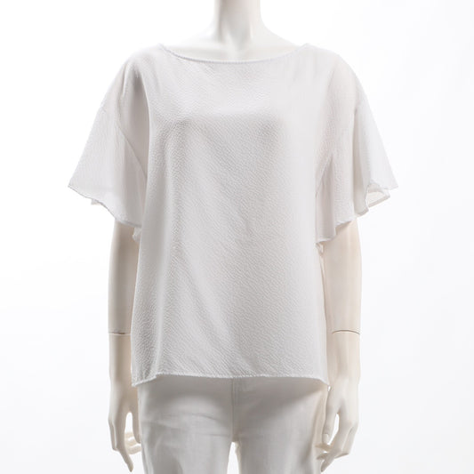 袖フレアブラウス