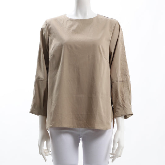 袖切り替えタックブラウス