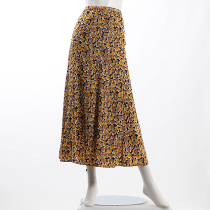 レトロフラワーフレアスカート