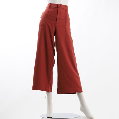 アウトポケット付きワイドパンツ