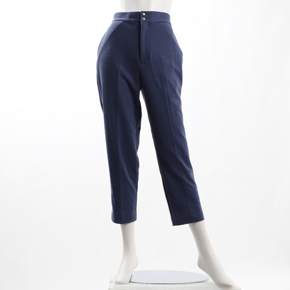 ウエストボタンデザインテーパードパンツ