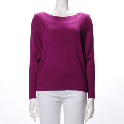 ボートネックドルマンスリーブニット