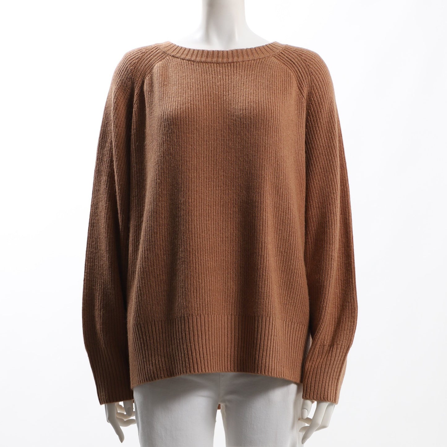 ラグランスリーブボートネックニット