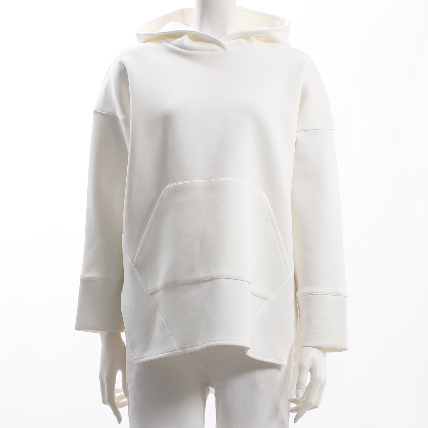 フード付きロングパーカ