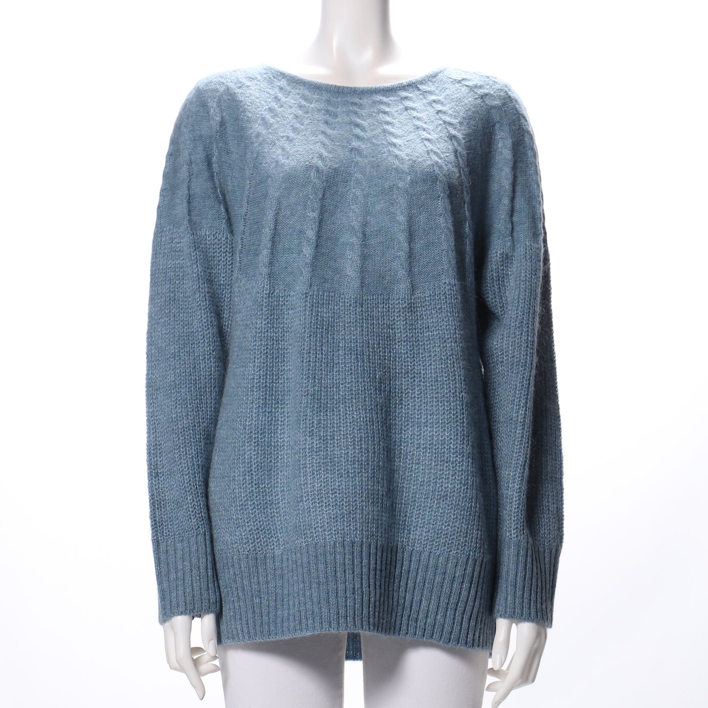 編地切り替えニット